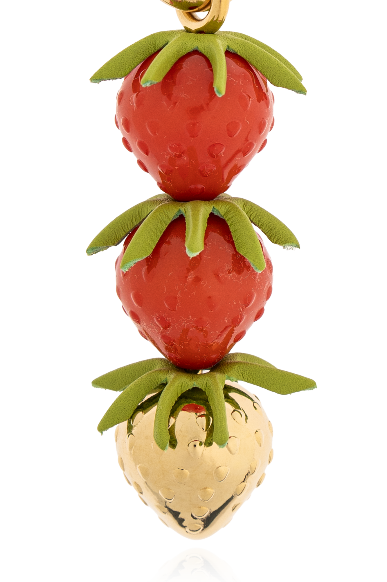 Multicolour Keyring with strawberry motif Loewe - Vitkac GB
